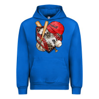 Cobalt baseball home plate Urban Hoodie - Zillion Design Studio