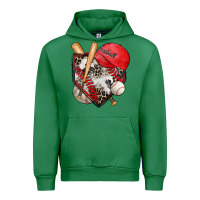 Emerald baseball home plate Urban Hoodie - Zillion Design Studio