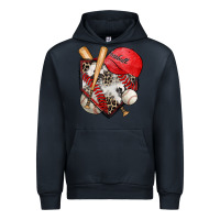 Navy baseball home plate Urban Hoodie - Zillion Design Studio