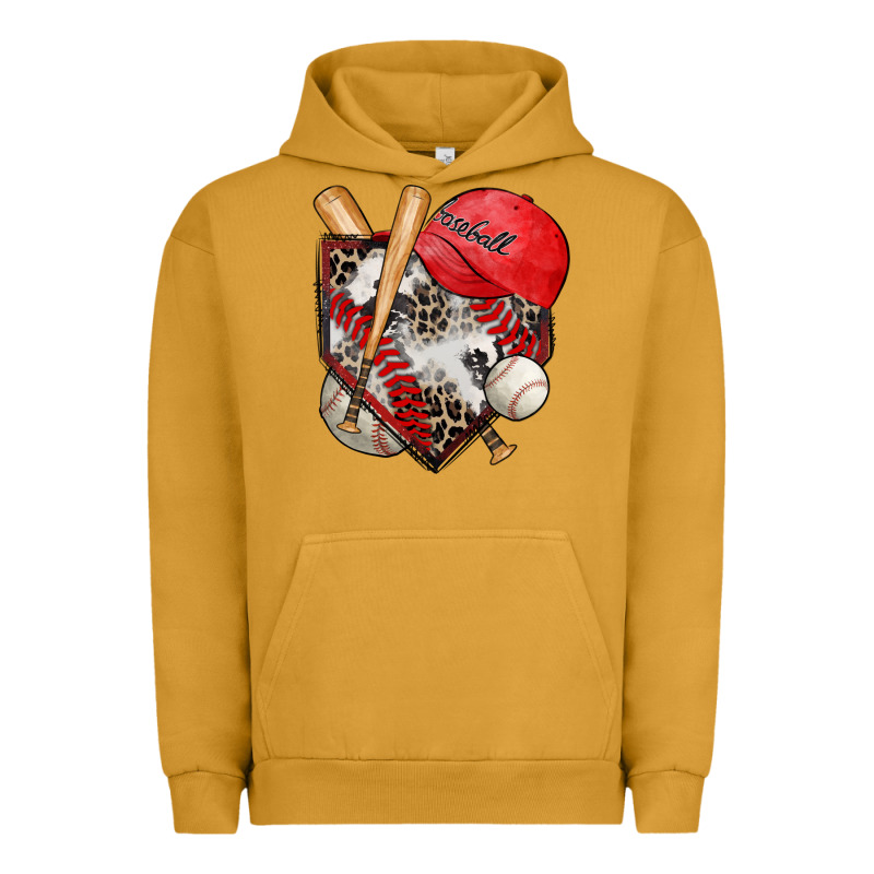 Baseball Home Plate Urban Hoodie by Zillion Design Studio | Teevron