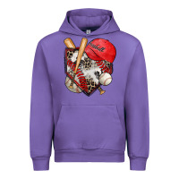 Tulip baseball home plate Urban Hoodie - Zillion Design Studio
