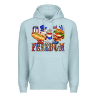 Blue Mist tastes like freedom with leopard Premium Hoodie - texasbilliewilder