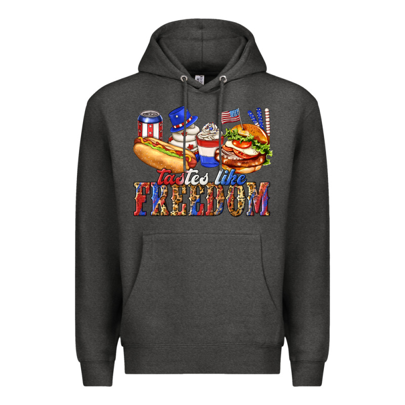 Tastes Like Freedom With Leopard Premium Hoodie by texasbilliewilder | Teevron