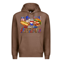 Chestnut tastes like freedom with leopard Premium Hoodie - texasbilliewilder