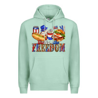 Seafoam tastes like freedom with leopard Premium Hoodie - texasbilliewilder
