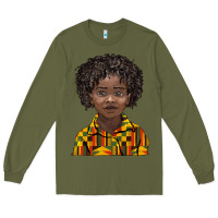 Army Green black boy Long Sleeve Tee - BarkalooDesign