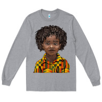 Heather Grey black boy Long Sleeve Tee - BarkalooDesign