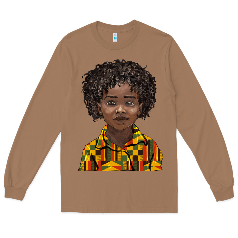 Black Boy Long Sleeve Tee by BarkalooDesign | Teevron