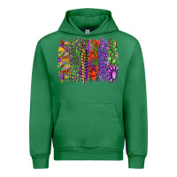 Emerald Mardi gras brush strokes king cake and craw fish Urban Hoodie - RanaPortraitStore