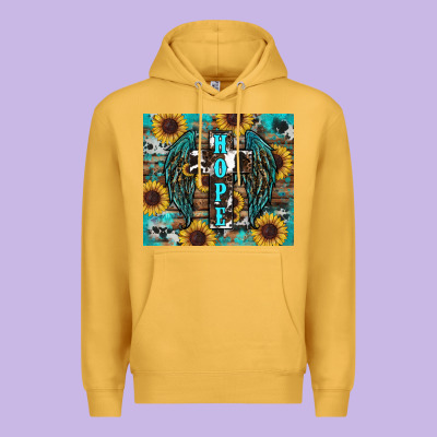 Western Hope Sunflower's Premium Hoodie Designed By Ranaportraitstore