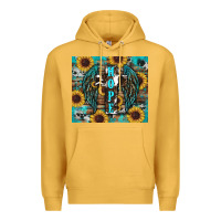 Mustard western hope sunflower's Premium Hoodie - RanaPortraitStore