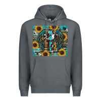 Rock western hope sunflower's Premium Hoodie - RanaPortraitStore