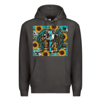Smoke western hope sunflower's Premium Hoodie - RanaPortraitStore