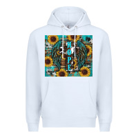 White western hope sunflower's Premium Hoodie - RanaPortraitStore