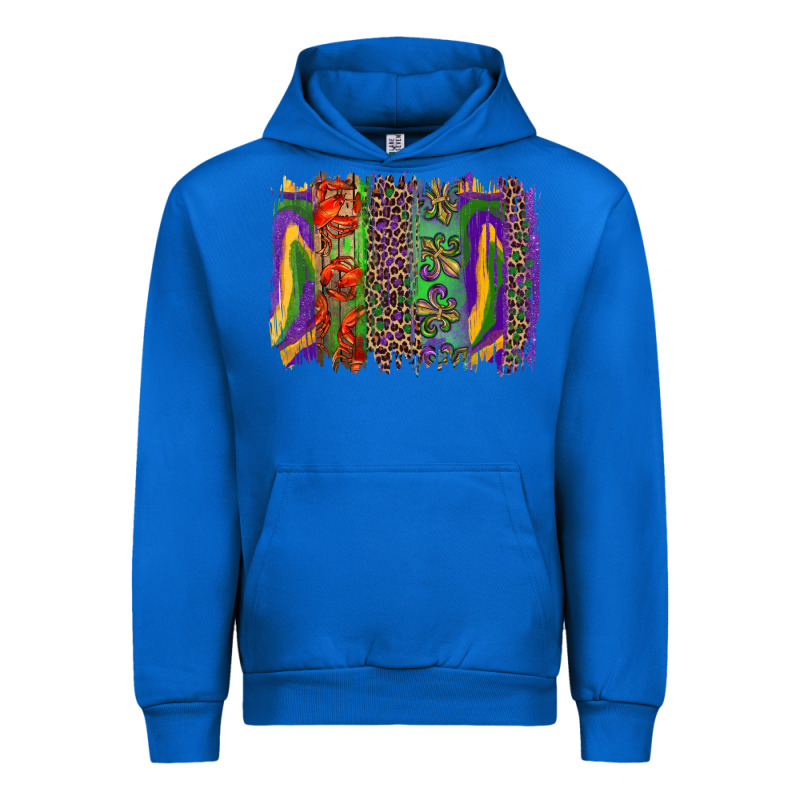 Mardi Gras Brushstrokes Urban Hoodie by RanaPortraitStore | Teevron