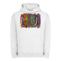 Pigment Lunar Rock Mardi Gras Brushstrokes Urban Hoodie - RanaPortraitStore
