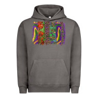 Pigment Tornado Mardi Gras Brushstrokes Urban Hoodie - RanaPortraitStore