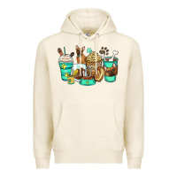 Tofu french bulldog coffee cups Premium Hoodie - Zillion Design Studio