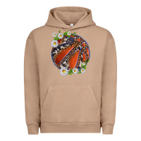 Pigment Burro basketball with patterns and daisies Urban Hoodie - texasbilliewilder