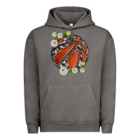 Pigment Tornado basketball with patterns and daisies Urban Hoodie - texasbilliewilder