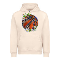 Sandshell basketball with patterns and daisies Urban Hoodie - texasbilliewilder