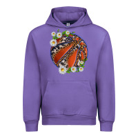 Tulip basketball with patterns and daisies Urban Hoodie - texasbilliewilder