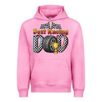 Fuchsia Pink best racing dad Urban Hoodie - texasbilliewilder