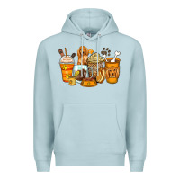 Blue Mist cocker spaniel coffee cups Premium Hoodie - Zillion Design Studio