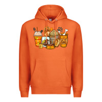 Carrot cocker spaniel coffee cups Premium Hoodie - Zillion Design Studio