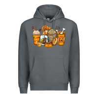 Rock cocker spaniel coffee cups Premium Hoodie - Zillion Design Studio