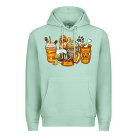 Seafoam cocker spaniel coffee cups Premium Hoodie - Zillion Design Studio