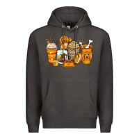 Smoke cocker spaniel coffee cups Premium Hoodie - Zillion Design Studio