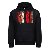 Black baseball brushstroke Urban Hoodie - Zillion Design Studio