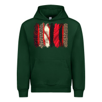 Forest Green baseball brushstroke Urban Hoodie - Zillion Design Studio