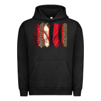 Pigment Black baseball brushstroke Urban Hoodie - Zillion Design Studio