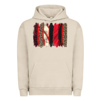 Pigment French Oak baseball brushstroke Urban Hoodie - Zillion Design Studio