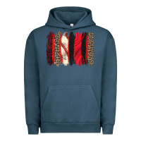 Pigment Midnight Navy baseball brushstroke Urban Hoodie - Zillion Design Studio