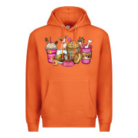 Carrot Chihuahua coffee cups Premium Hoodie - Zillion Design Studio