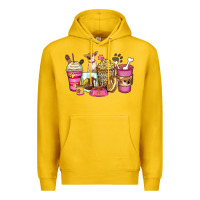 Lemon Chihuahua coffee cups Premium Hoodie - Zillion Design Studio
