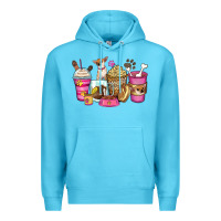 Ocean Blue Chihuahua coffee cups Premium Hoodie - Zillion Design Studio