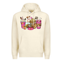 Sandshell Chihuahua coffee cups Premium Hoodie - Zillion Design Studio
