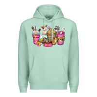 Seafoam Chihuahua coffee cups Premium Hoodie - Zillion Design Studio
