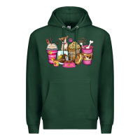 Sports Green Chihuahua coffee cups Premium Hoodie - Zillion Design Studio