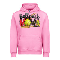 Fuchsia Pink ballpark mama softball Urban Hoodie - Zillion Design Studio