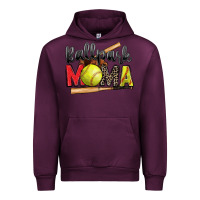 Mauve Wine ballpark mama softball Urban Hoodie - Zillion Design Studio