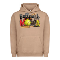 Pigment Burro ballpark mama softball Urban Hoodie - Zillion Design Studio
