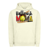 Pigment Pistachio ballpark mama softball Urban Hoodie - Zillion Design Studio
