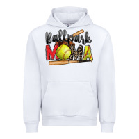 White ballpark mama softball Urban Hoodie - Zillion Design Studio