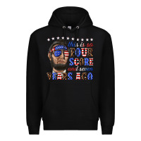 Black this is so four score and seven years ago Premium Hoodie - texasbilliewilder
