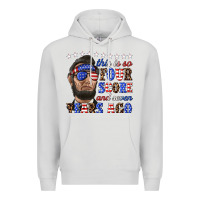 Dove Grey this is so four score and seven years ago Premium Hoodie - texasbilliewilder